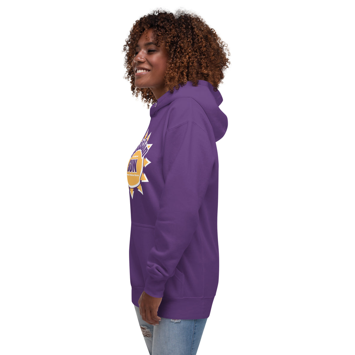 トップス Sun Hoody Powder Purple M unisex-premium-hoodie-purple-