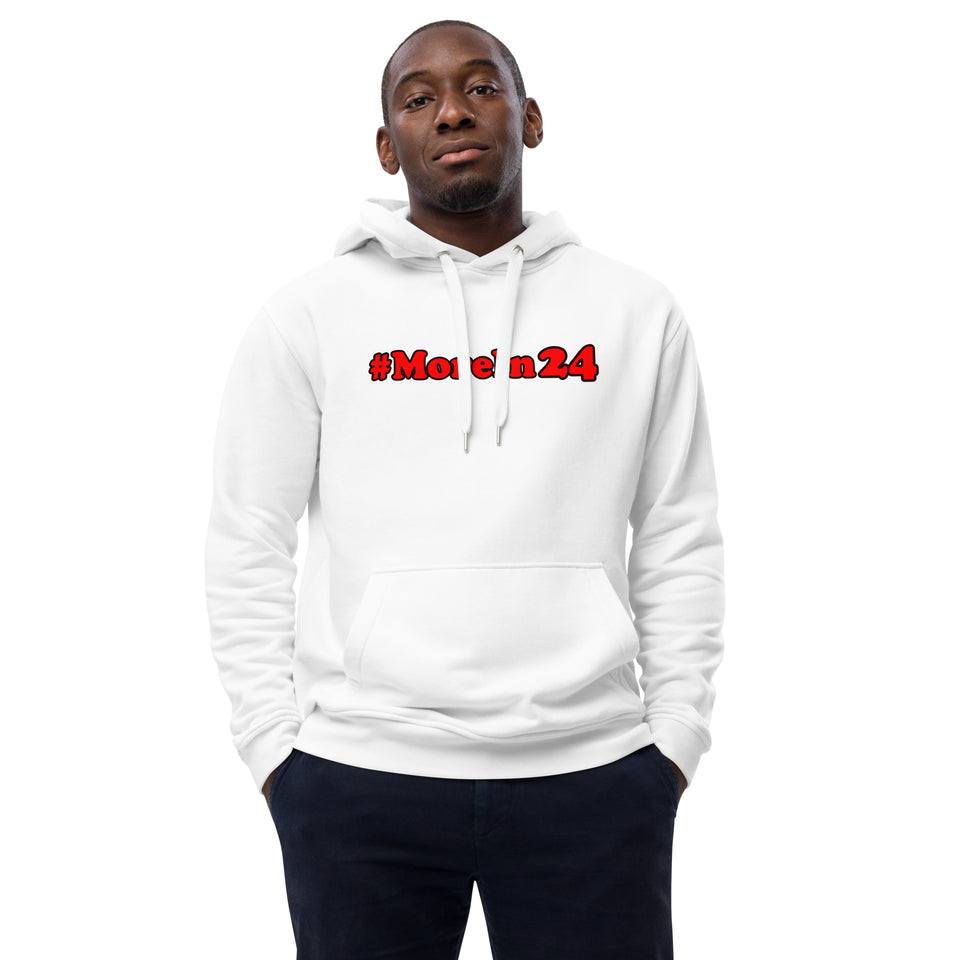 MoreIn24 White Hoodie