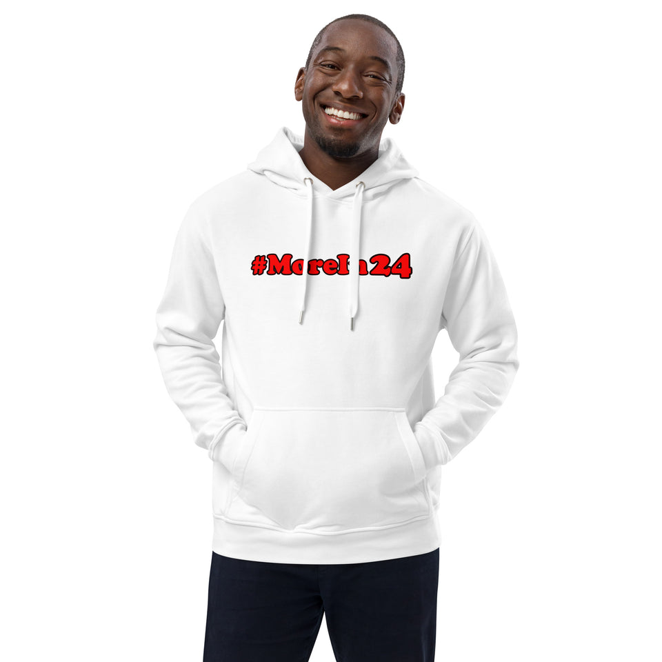 MoreIn24 White Hoodie