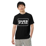 Dues Paid Tshirt - Red, Black & Navy