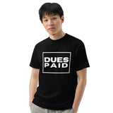 Dues Paid Tshirt - Red, Black & Navy