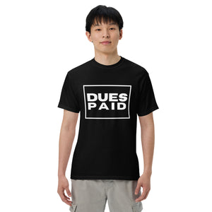 Dues Paid Tshirt - Red, Black & Navy