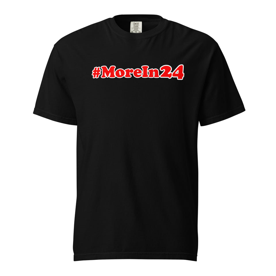 MoreIn24 Black Tshirt