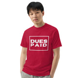 Dues Paid Tshirt - Red, Black & Navy