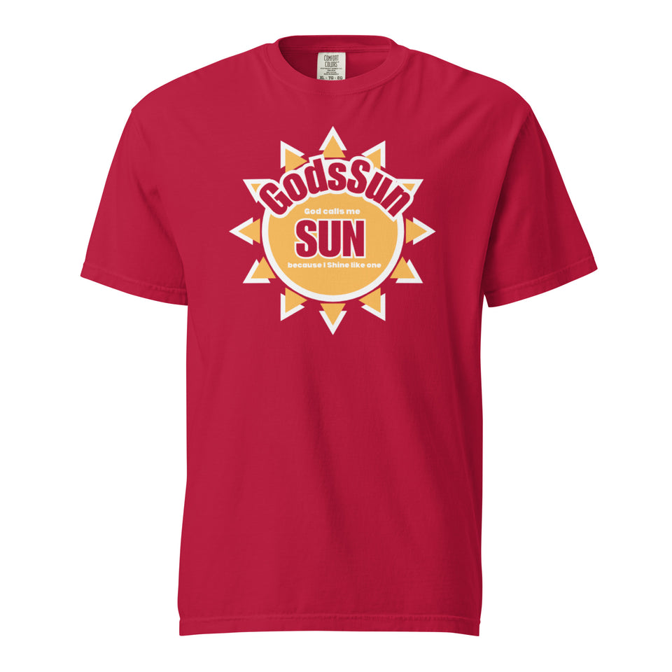 Red & Gold God Sun Tshirt