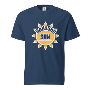 Navy & Gold God Sun Tshirt