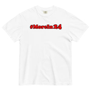 MoreIn24 White Tee