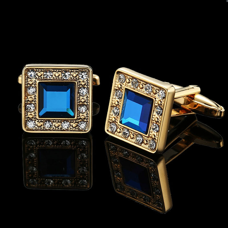 Quality Gold Color Cufflinks Retro Pattern Poker Bird Knot Fish Bullet French Shirt Cuffs Suit Accessories Wedding Jewelry